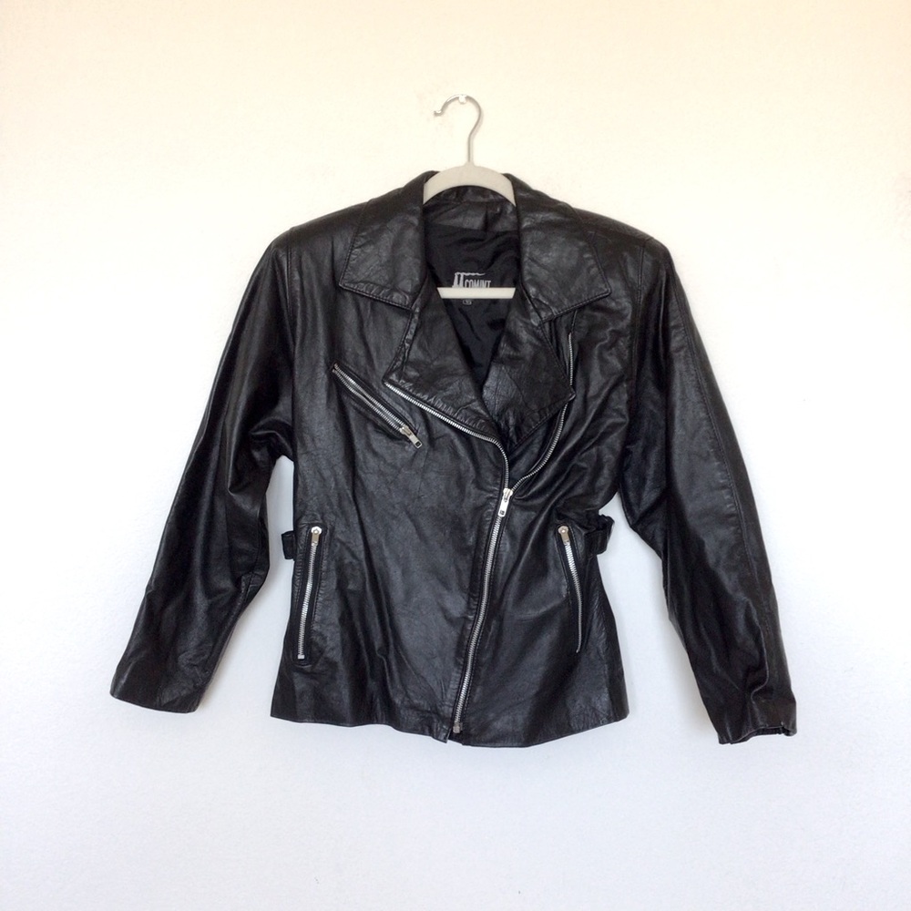 Vintage Comint Leather Jacket Women’s Size 5/6